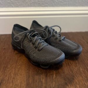 Women’s Nike VaporMax Flyknite dark gray/black - Size 8